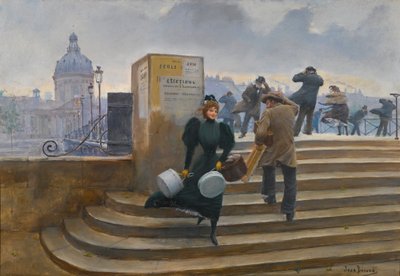 Modista sul Pont des Arts da Jean Beraud